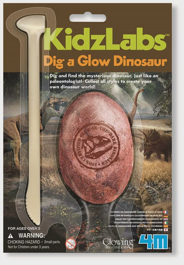 4m stem 4M - KIDZLABS - DIG A GLOW DINOSAUR (SMALL)